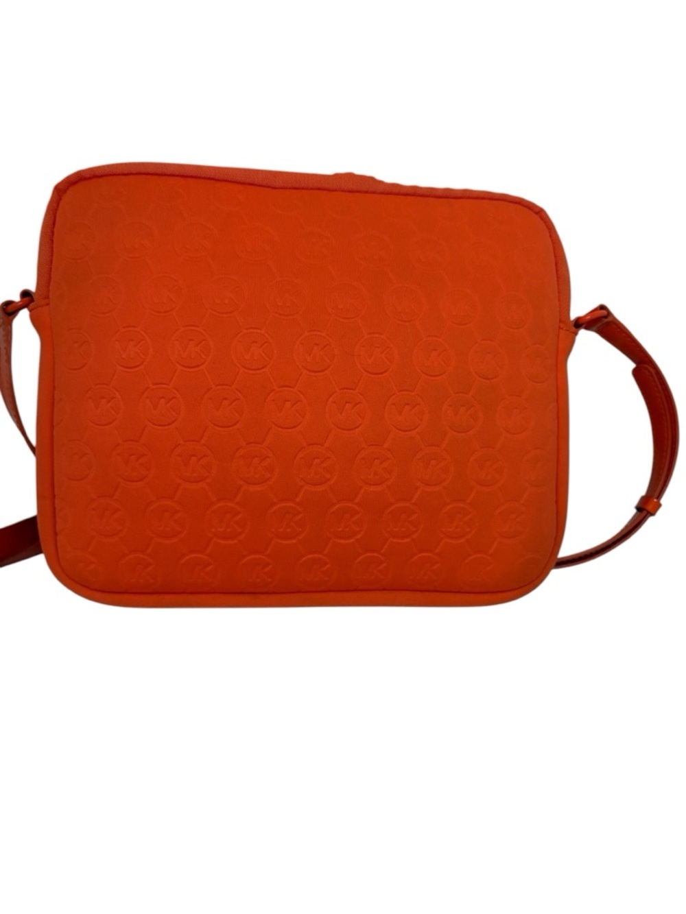 Michael Kors Orange Crossbody iPad case - Picture 2 of 8